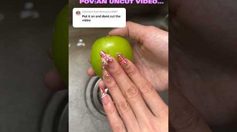 Proof that I use sticky tabs for this nails💅#pressonnails#ellievincynails #fakenails #handmadenails