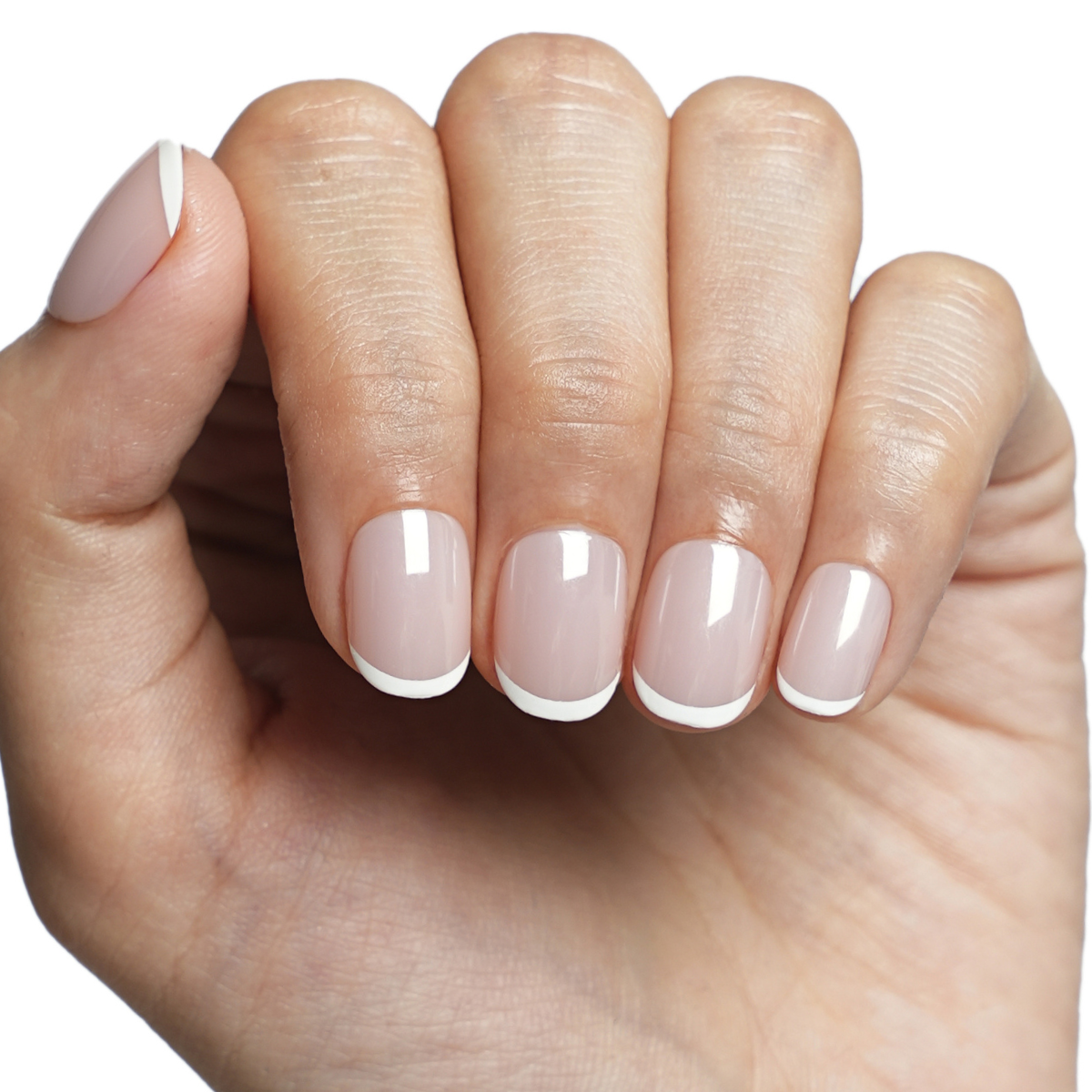 Classic White Tip – Ellie Vincy Nails