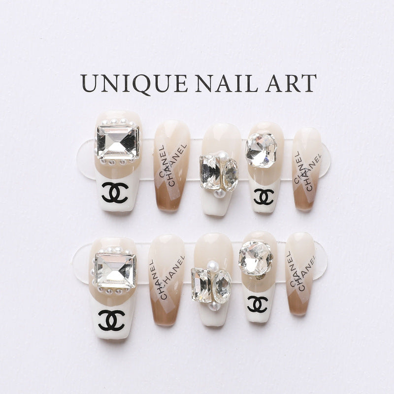 Coco Chanel Gold Silver Sticker Temporary Waterproof Tattoo & Nail