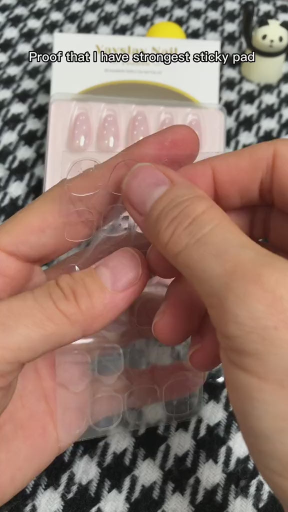 Upgraded Pink Sticky tab(Sticky pad / gel glue) – Ellie Vincy Nails